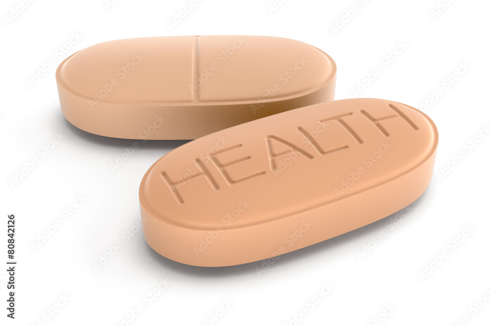 Pill health (clipping path included) Pill health (clipping path included)