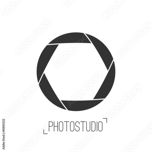 Photo studio logo and business card template.