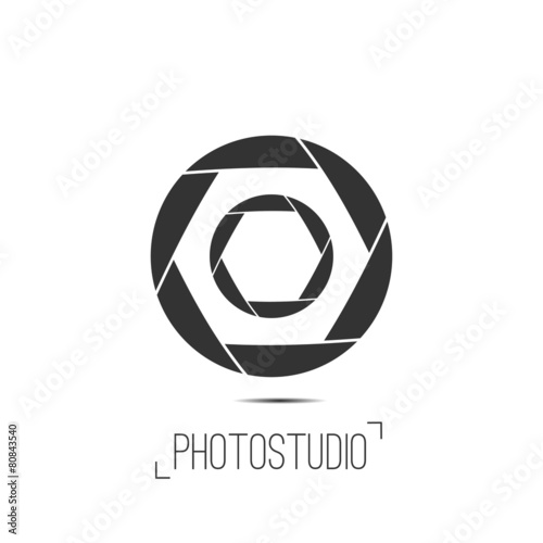 Photo studio logo and business card template.