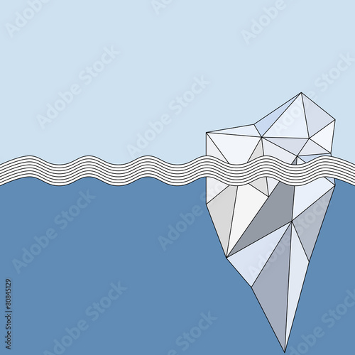 Geometric Iceberg background