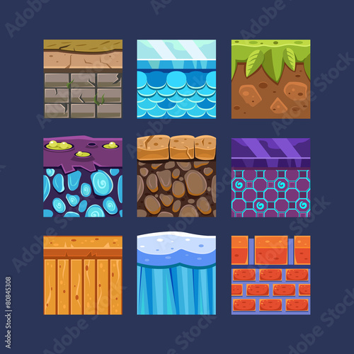Different Materials and Textures for the Game