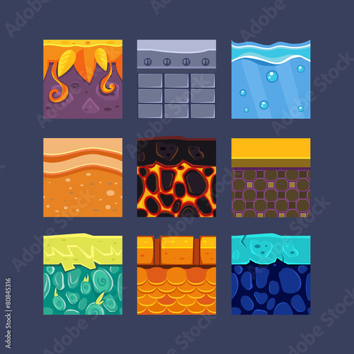 Different Materials and Textures for the Game
