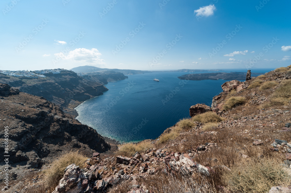 Santorini, panorama sulla caldera Santorini, panorama sulla caldera