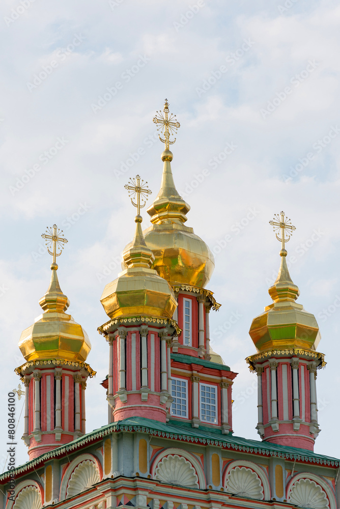 church in the Trinity Sergius Lavra in Sergiev Posad. Russian