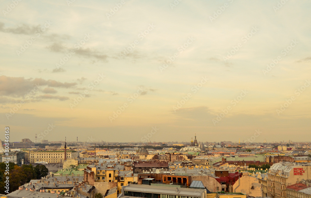 Obraz premium Крыши Питера