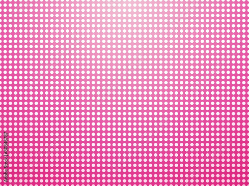 beautiful pink background of small white polka dots
