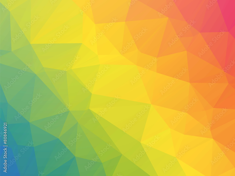 modern rainbow colored triangular background modern rainbow colored triangular background