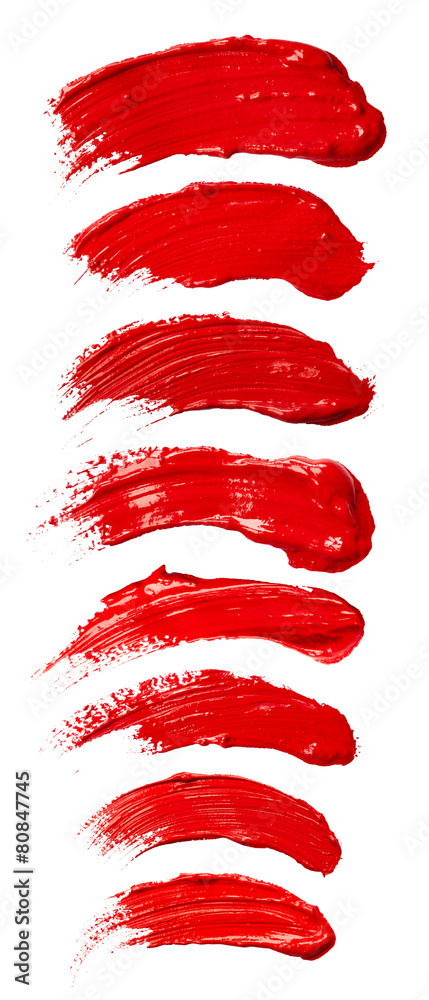 Naklejka premium Red paint