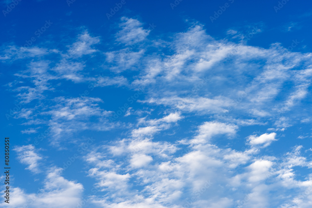 Beautiful clouds and blue sky