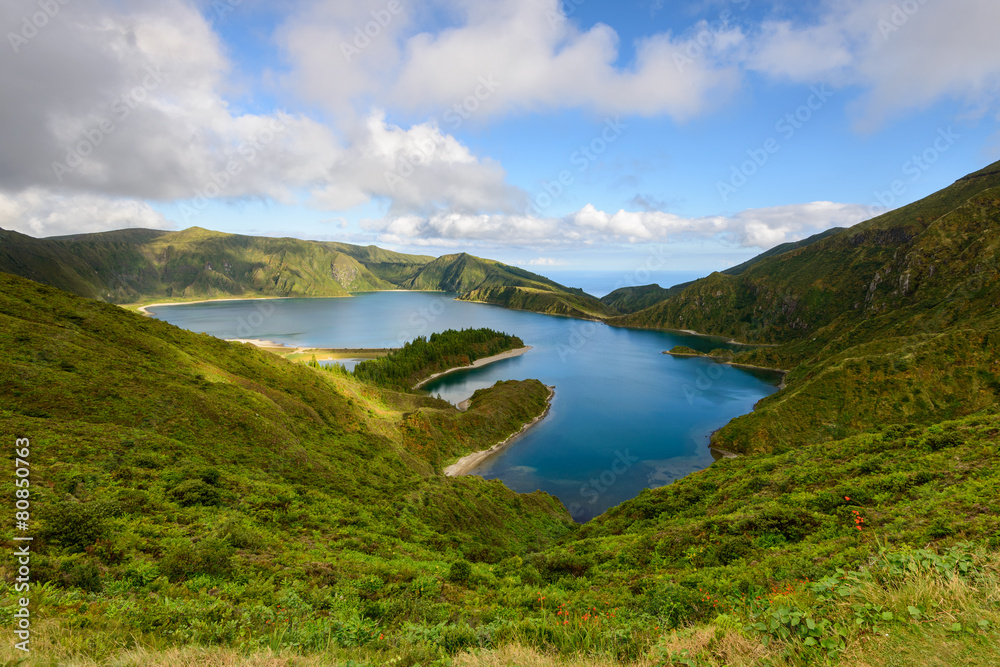 Lagoa do Fogo nos Açores