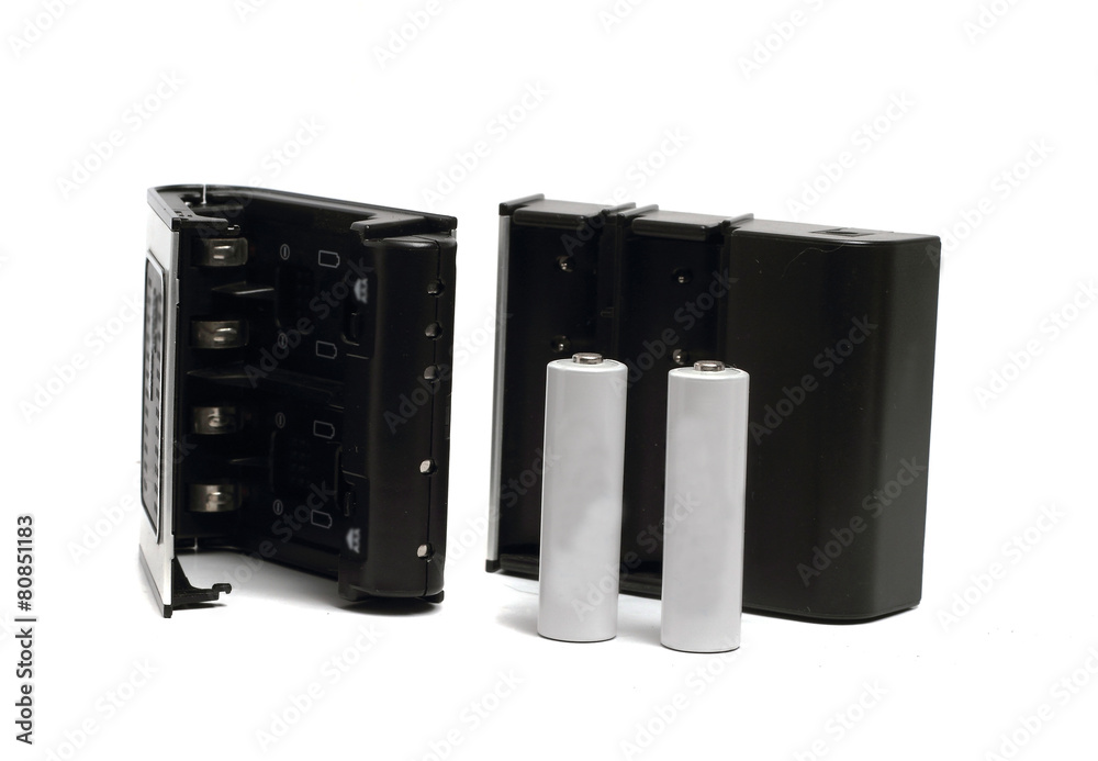 Obraz premium fast charger isolated on white background