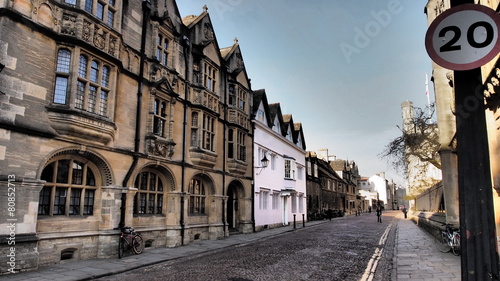 Canvas Print A street in Oxford