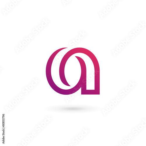 Letter A logo icon design template elements