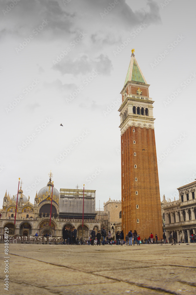 Bell Tower in San Marco Square, Venice - Italy