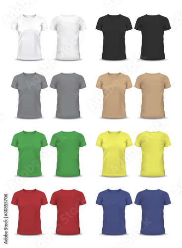 Vector T-shirt, Design template, , raglan sleeve, women and men