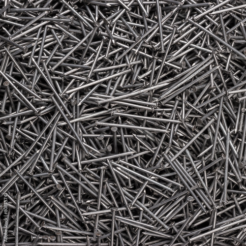 many nails on the table
