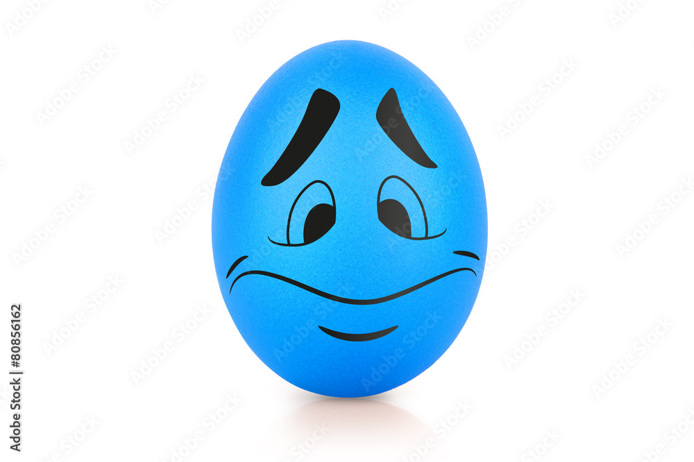 Fototapeta premium Emotion concept isolated on white