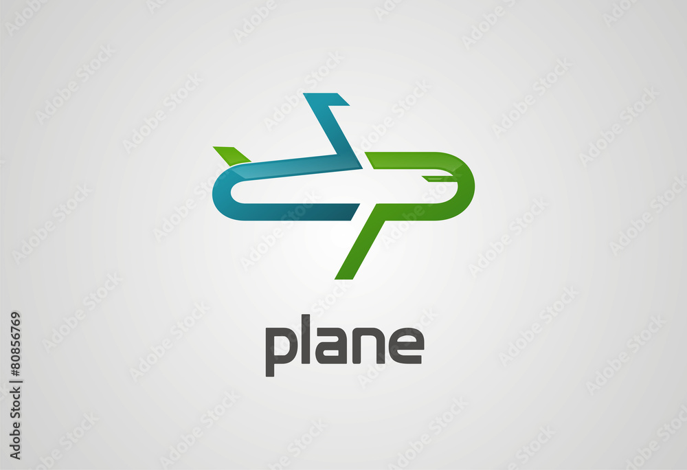 Plane logo vector Plane logo vector