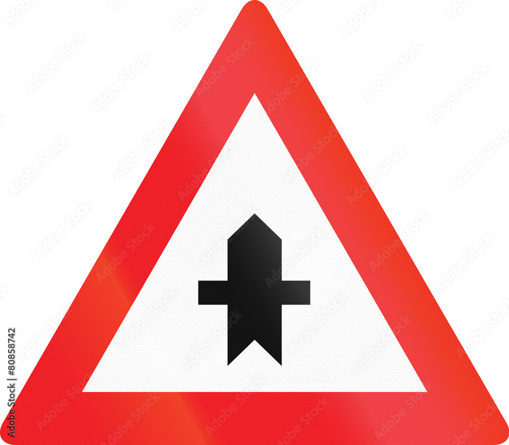 Cyclists Crossing in Austria