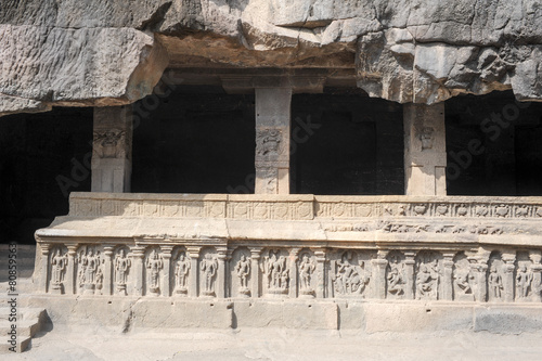 Kailas temple in Ellora in India