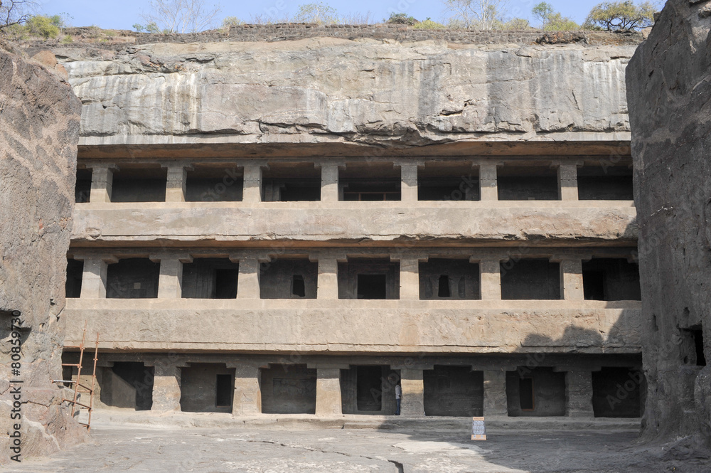 Ellora caves near Aurangabad in India