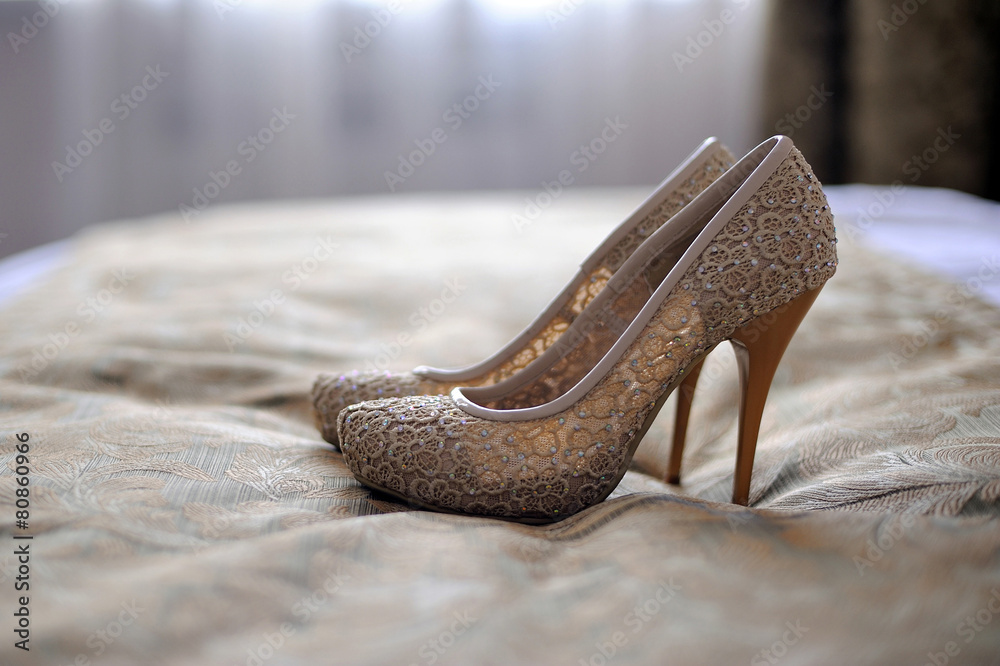 Obraz premium bridal shoes