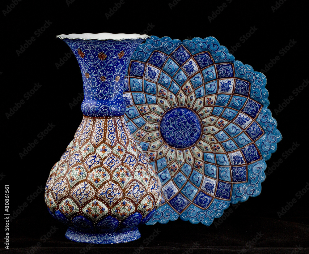 Fototapeta premium enamel tableware