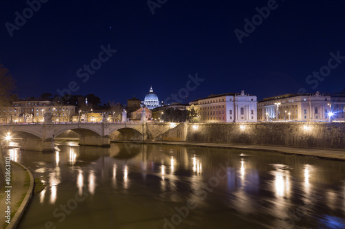 Part of the Rome Skyline near Vatican City