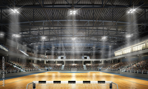 Canvas Print Multifunktionshalle Handball 2