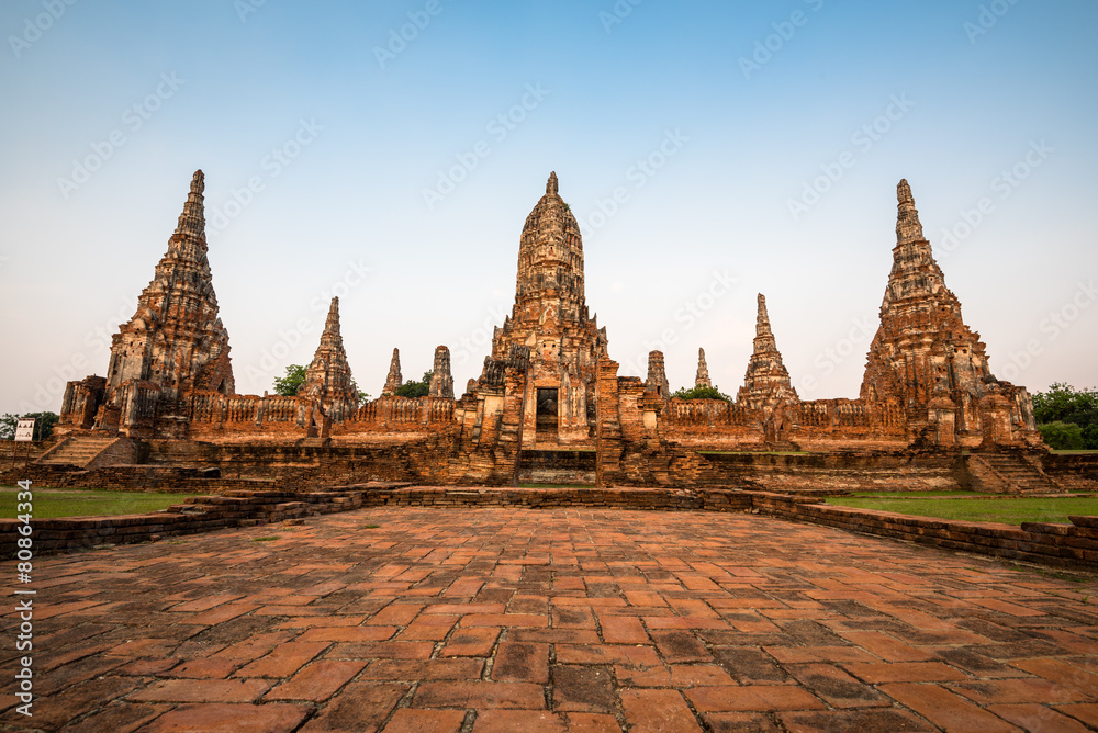 Fototapeta premium wat chaiwatthanaram temple, ayutthaya, thailand