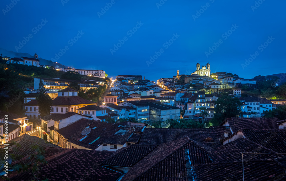 Ouro Preto in Minas Gerais, Brazil