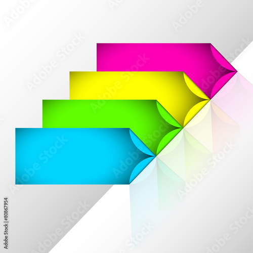 Neon dart stickers