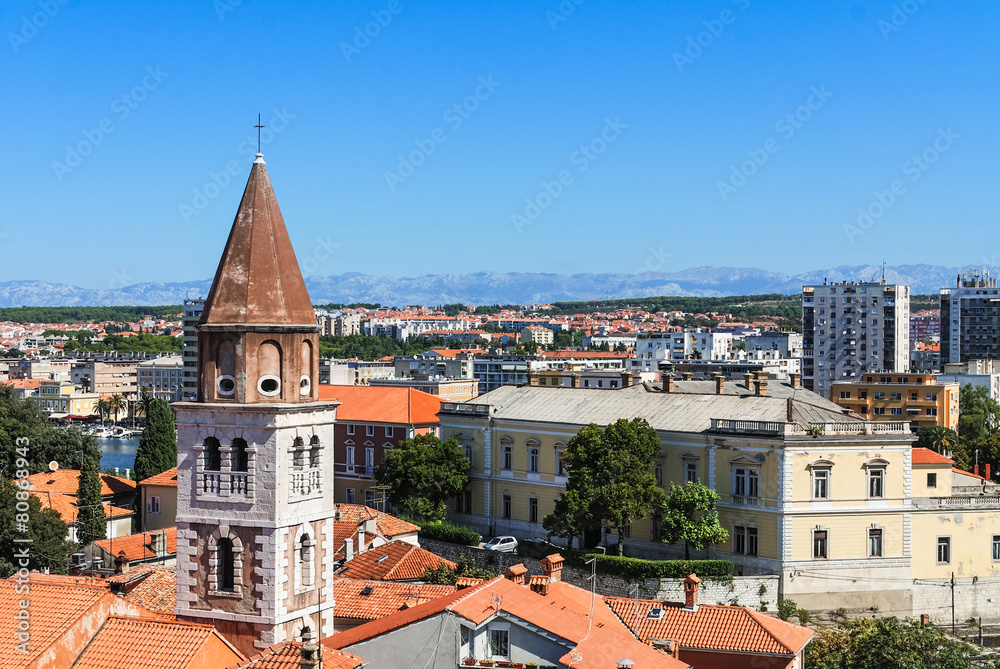 Obraz premium Blick auf Zadar