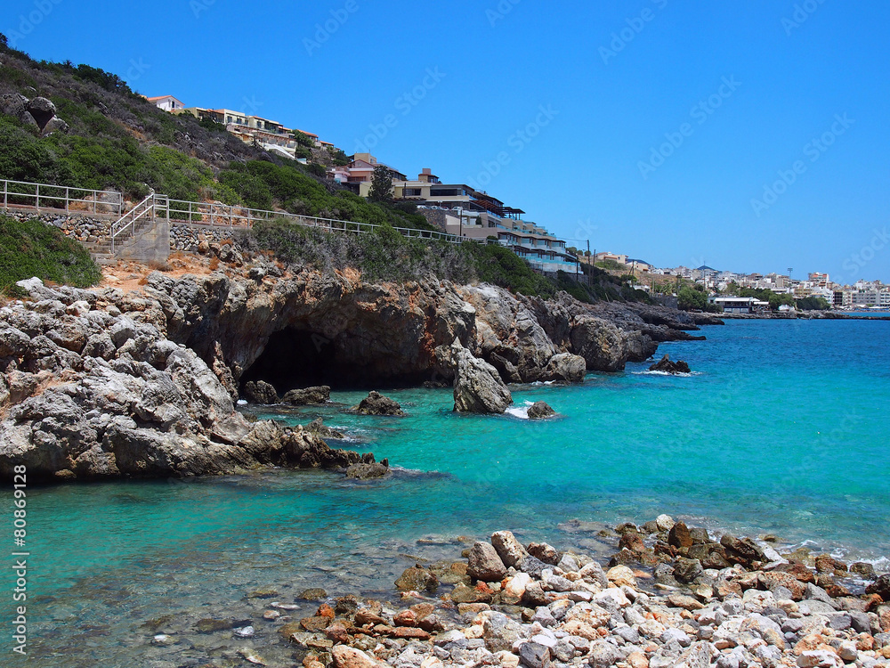 Greece, Crete - Mediterranean coast.