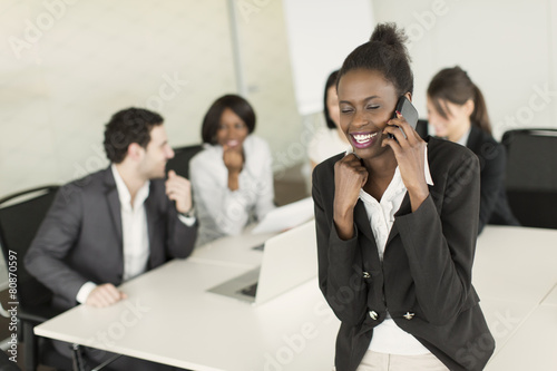Young woman in the office