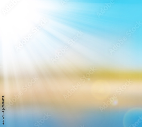 Summer beach,nature,abstract blur background for web design