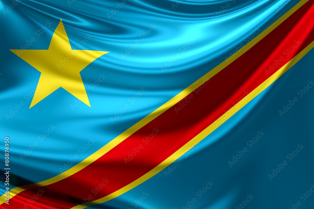 Flag of Democratic Republic of the Congo Flag of Democratic Republic of the Congo