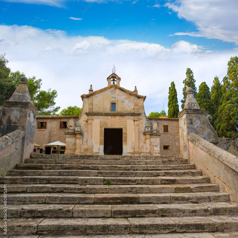 Majorca esglesia del Calvari church Pollenca Pollensa