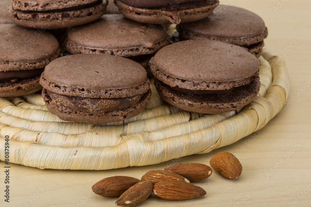 Chocolate macaroons Chocolate macaroons