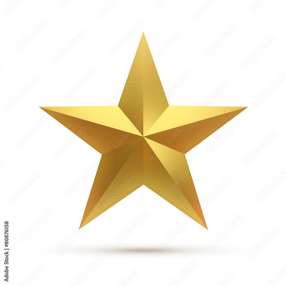 Single gold star Single gold star