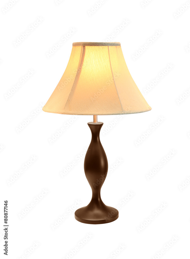 table lamp isolated on white table lamp isolated on white