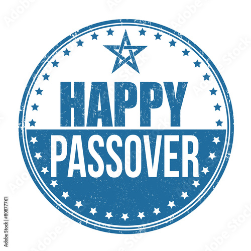 Happy Passover stamp