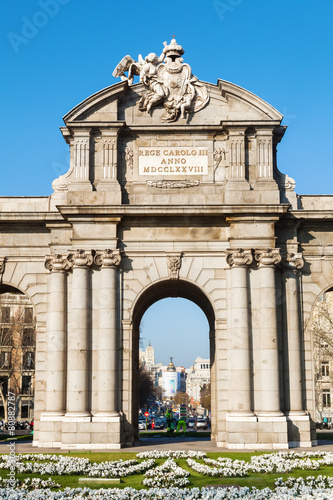 Puerta de Alcala in Madrid, Spanien