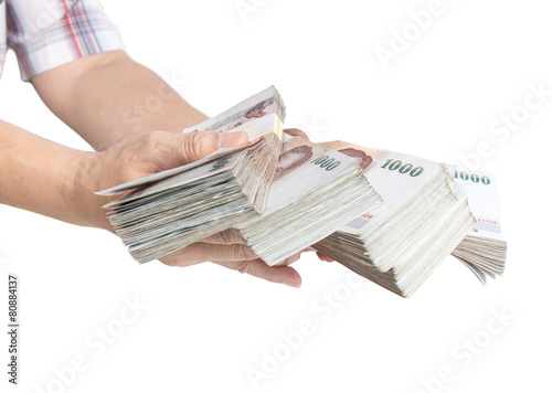thai banknotes