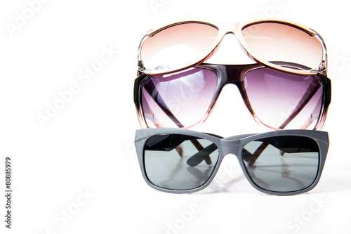 Sun Glasses isolated on white background.