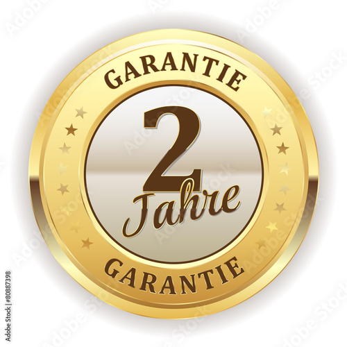 Goldener 2 Jahre Garantie Siegel