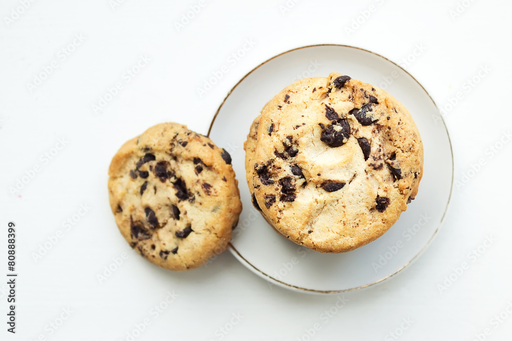 Cookies on a plate