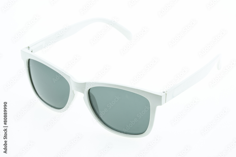 close up of eye glasses isolated on white background. close up of eye glasses isolated on white background.