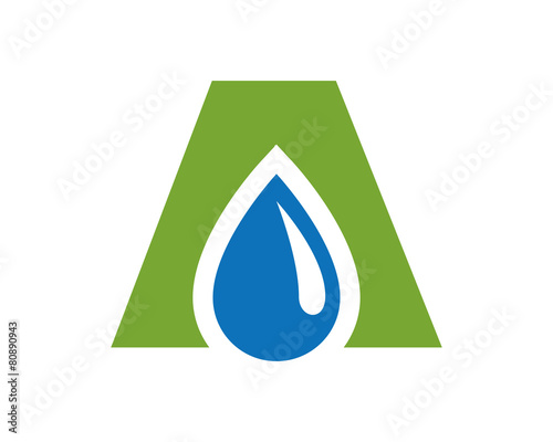 A water logo