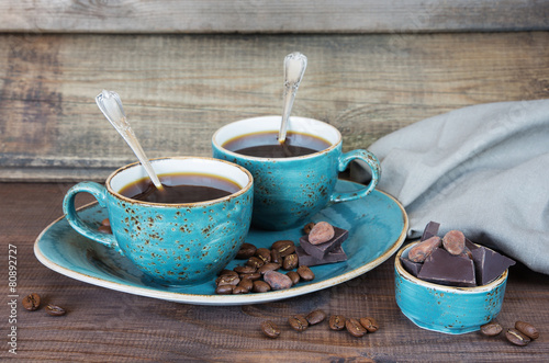 Two cups of coffee